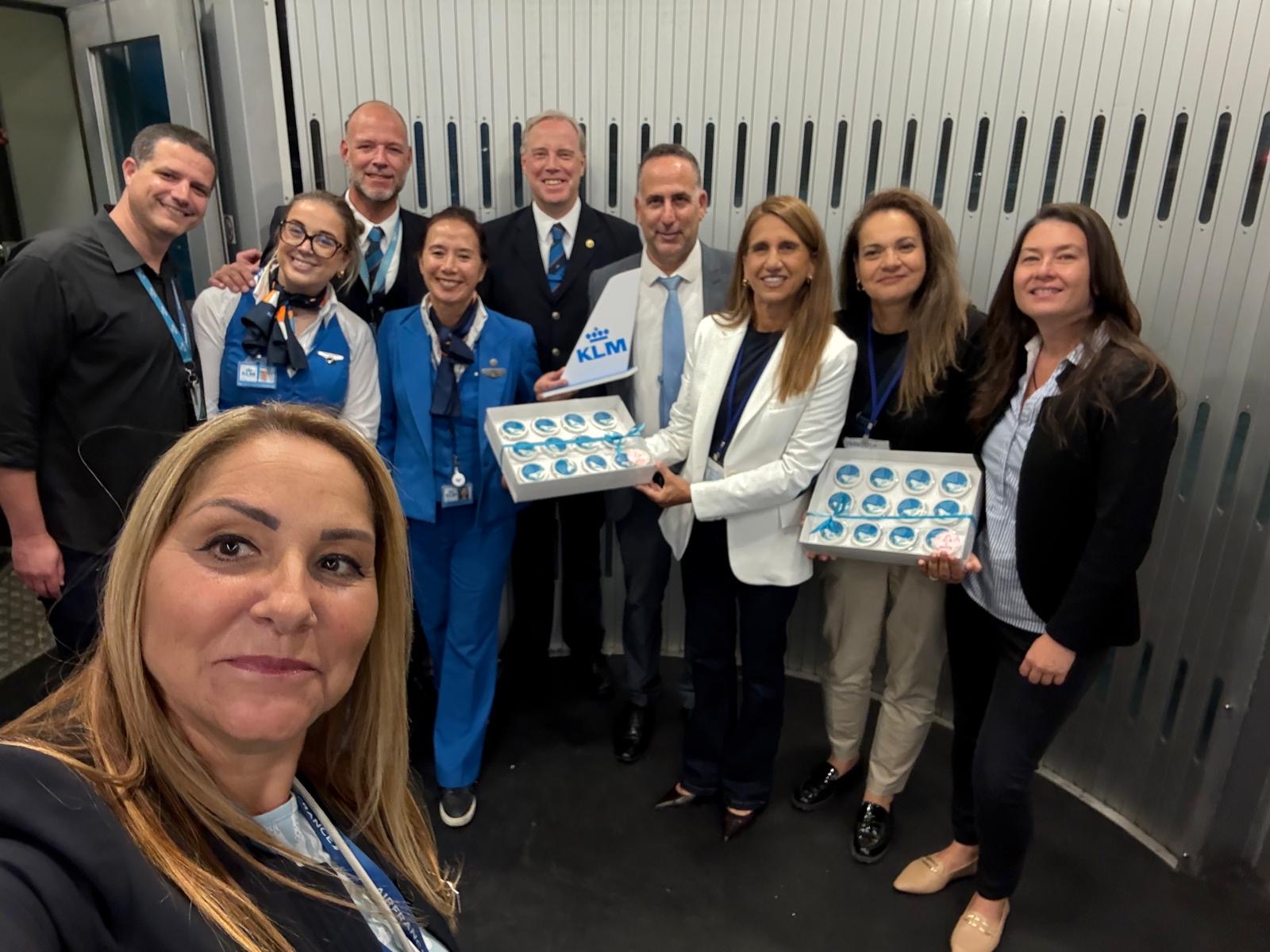 צוות KLM. צילום: KLM