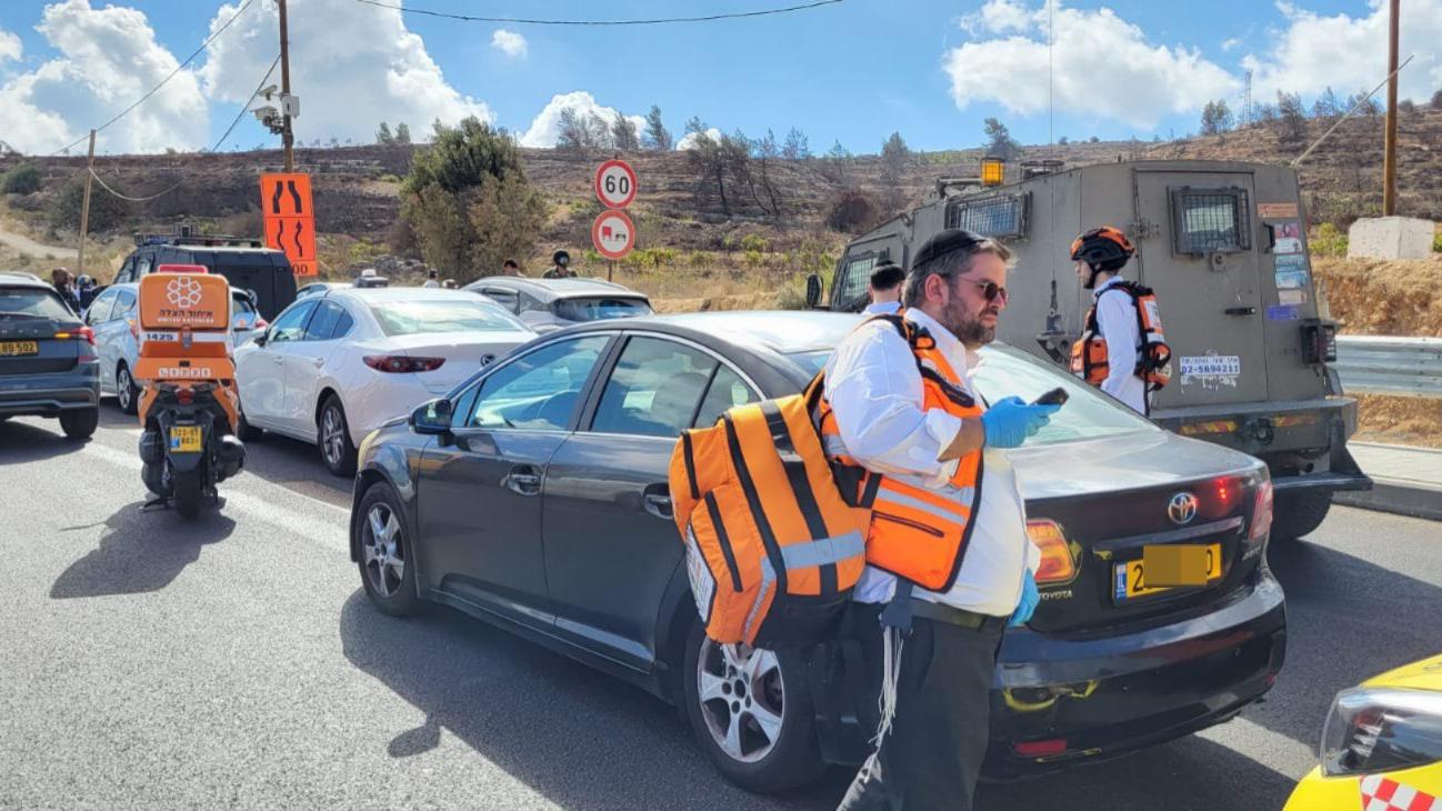 מהזירה בכביש 60, בסמוך לצומת אל חאדר