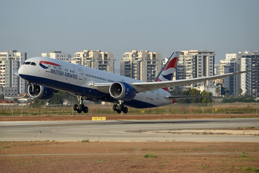 חוזרת לישראל: בריטיש איירווייז. צילוםףFelix Tchvertkin / Shutterstock