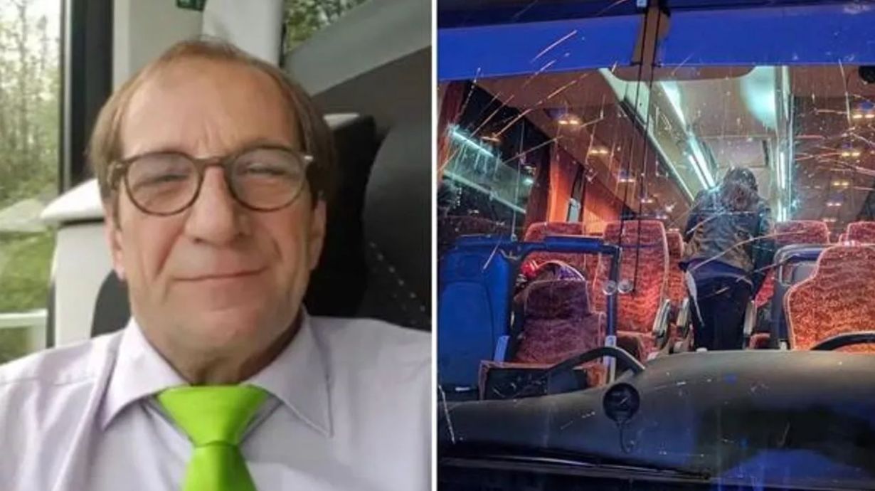 The driver killed in the attack. Photo: Lazio e Libertà APS on X