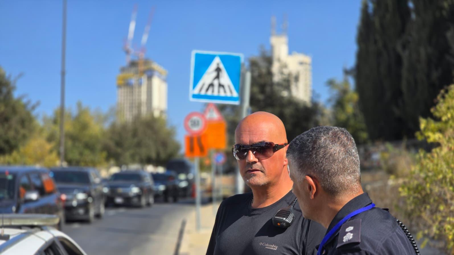 פעילות המשטרה במהלך ביקור סגן נשיא ארהב