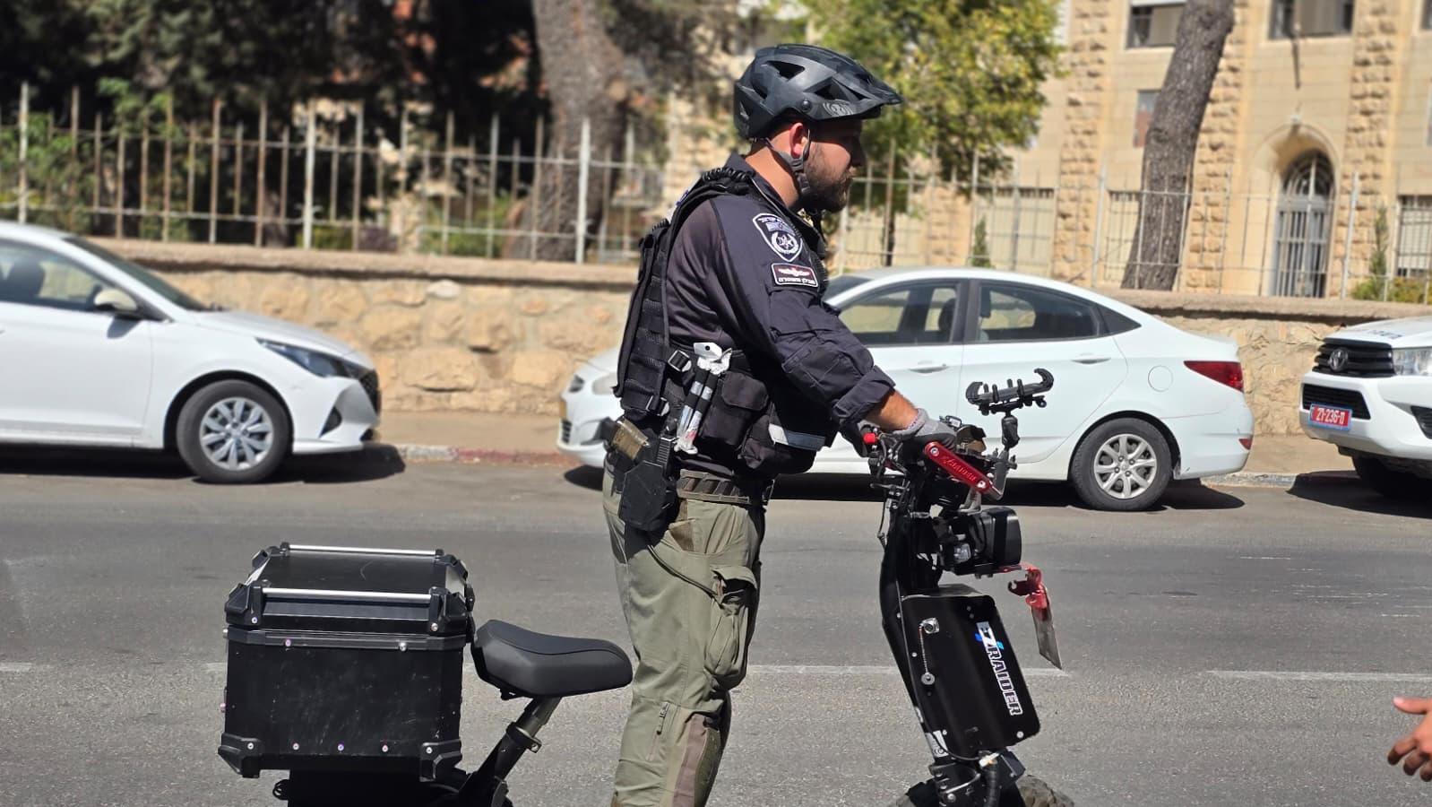 פעילות המשטרה במהלך ביקור סגן נשיא ארהב