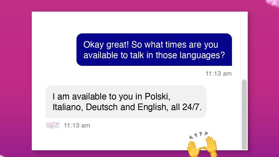 הצ'אטבוט החדש של Wizz Air