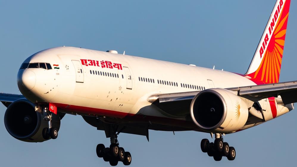 מטוס בואינג 777-200LR של אייר אינדיה