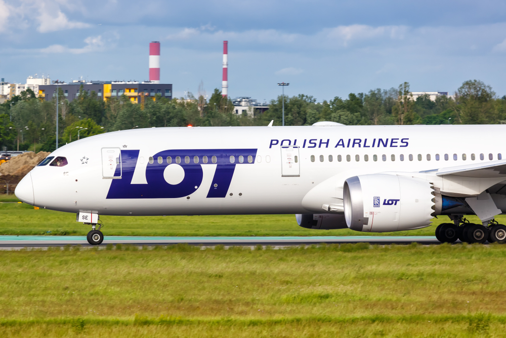 LOT plane. Photo: Markus Mainka / Shutterstock
