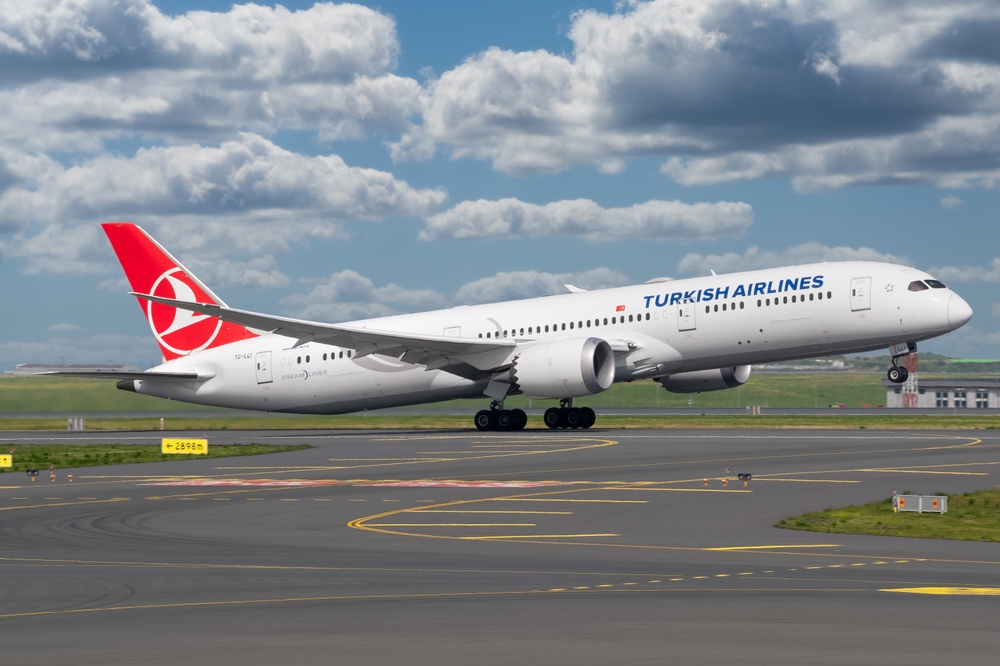 Turkish Airlines Boeing Dreamliner 787-9. Photo: Kaan Guler / Shutterstock