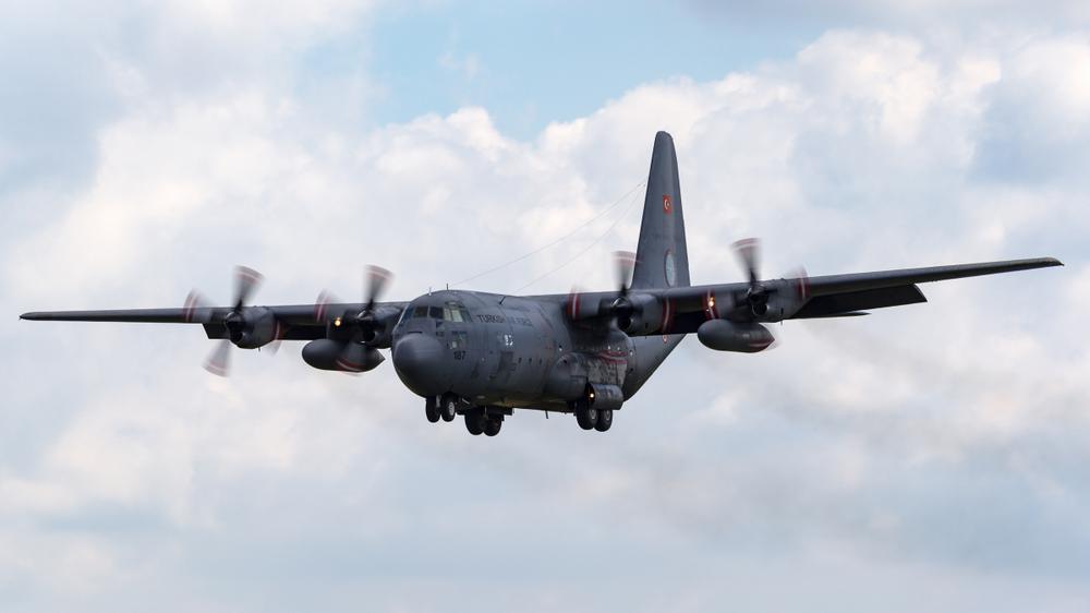 מטוס מסוג C-130 של צבא טורקיה