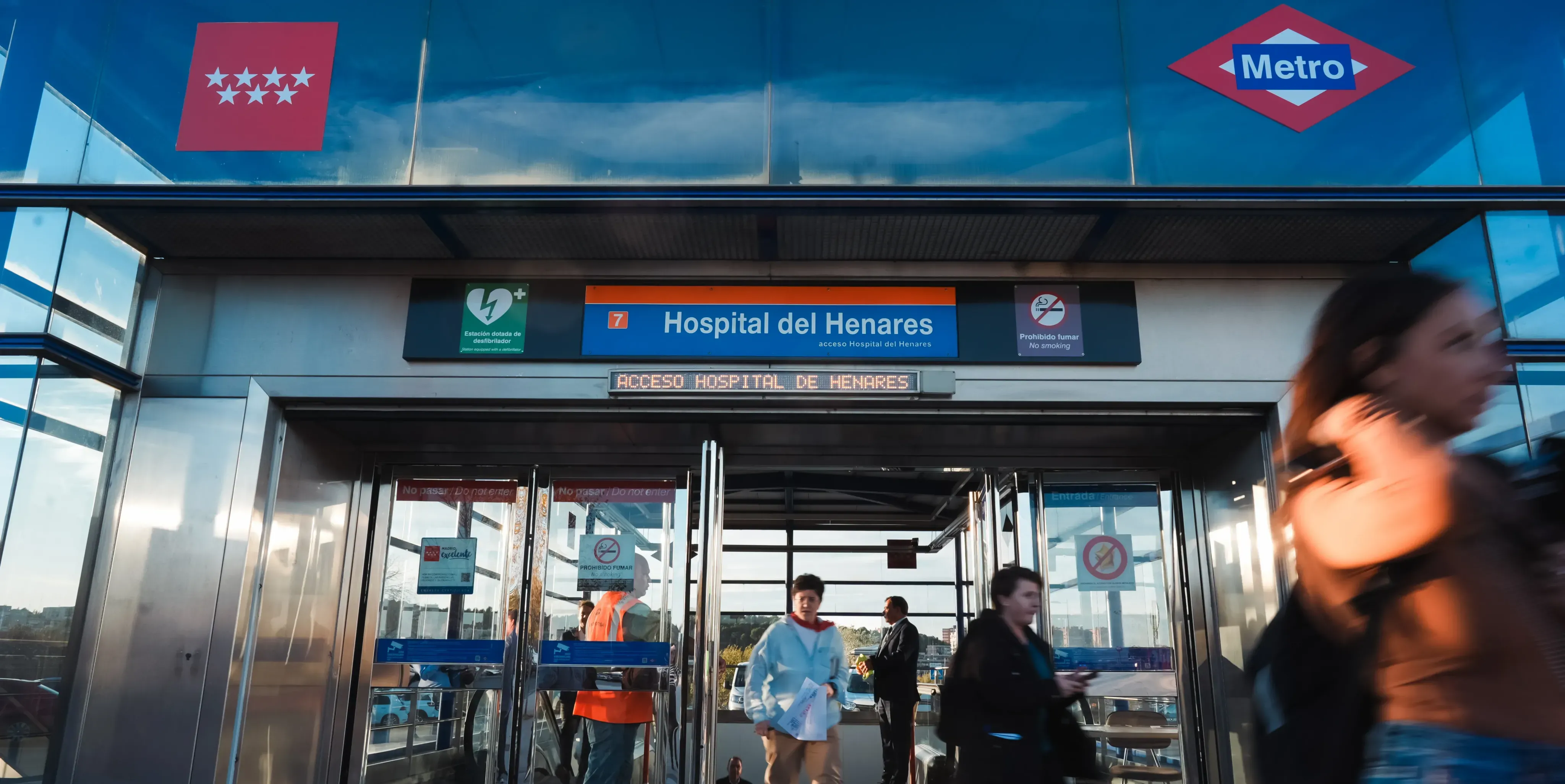 קו המטרו 7B. צילום: Metro de Madrid