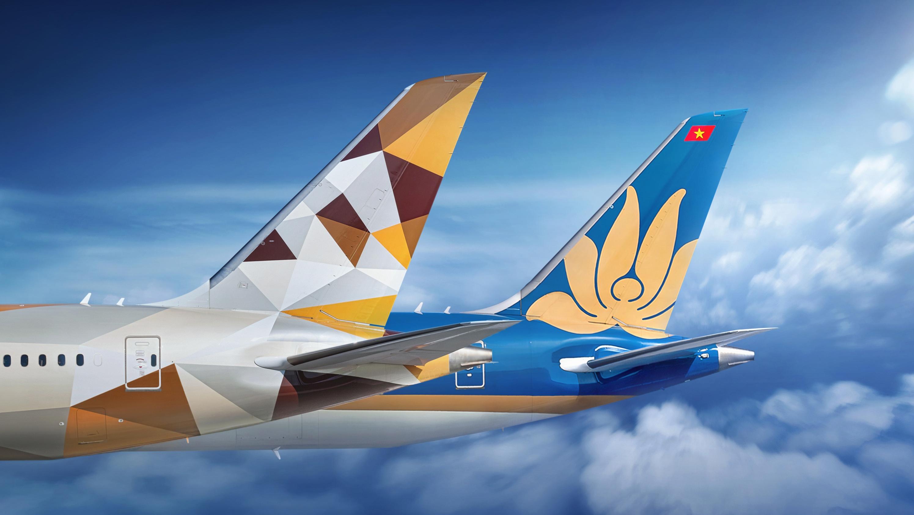 קוד שייר בין Etihad Airways ו-Vietnam Airlines