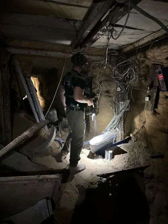 התוואי בו הוחזק הדר גולדין ז