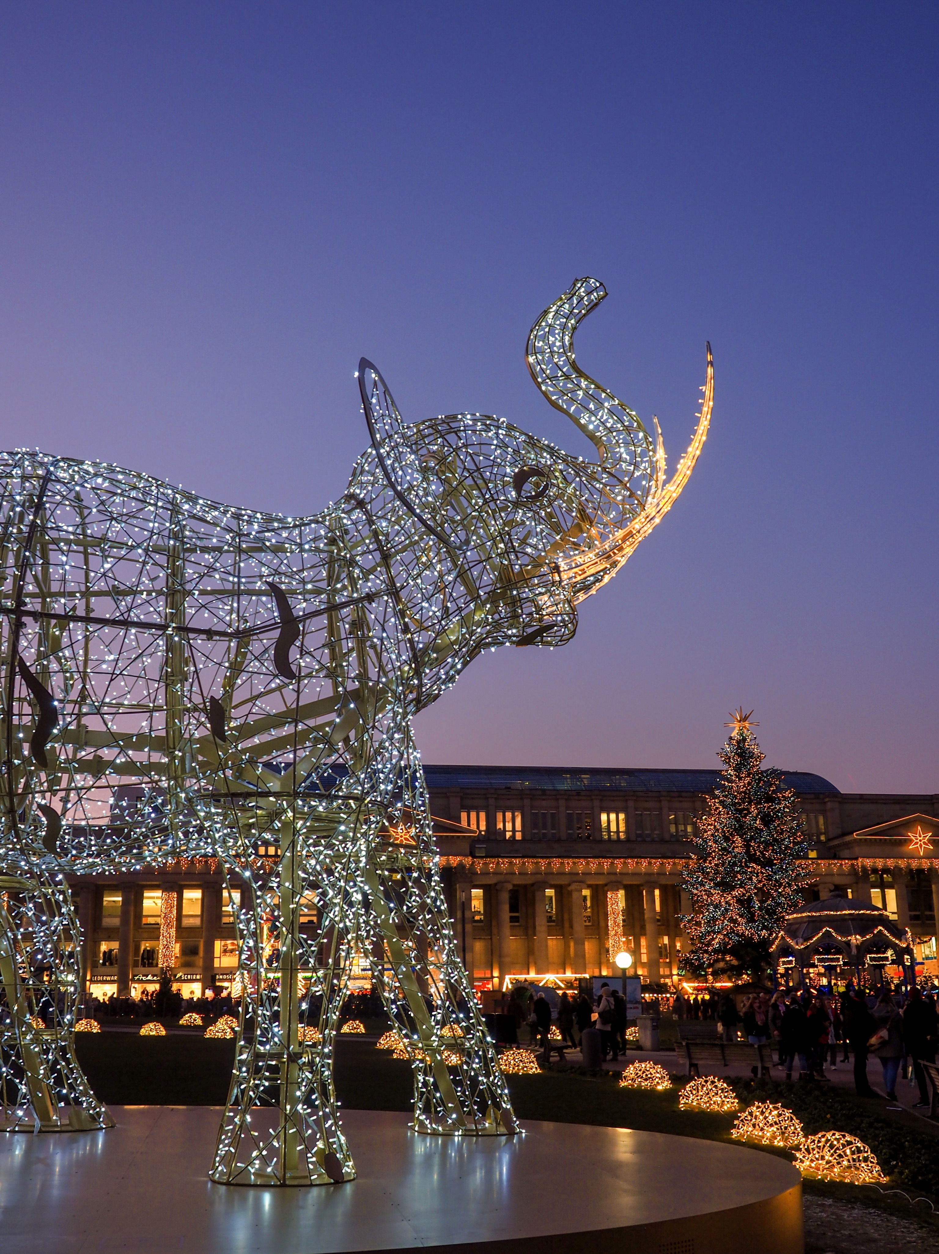Stuttgarter Weihnachtsmarkt. צילום: GNTB