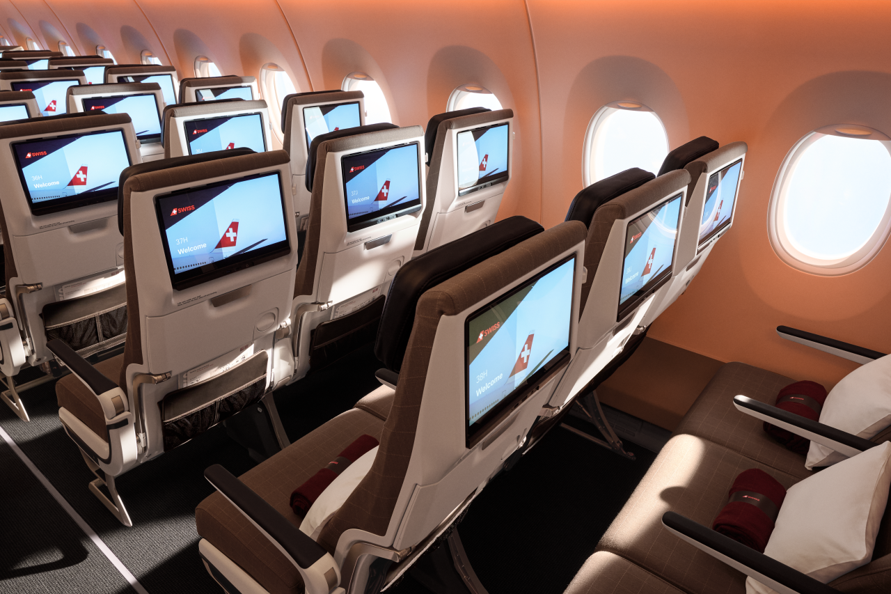 Even Economy Class Isn't Left Behind. Photo: Swiss.