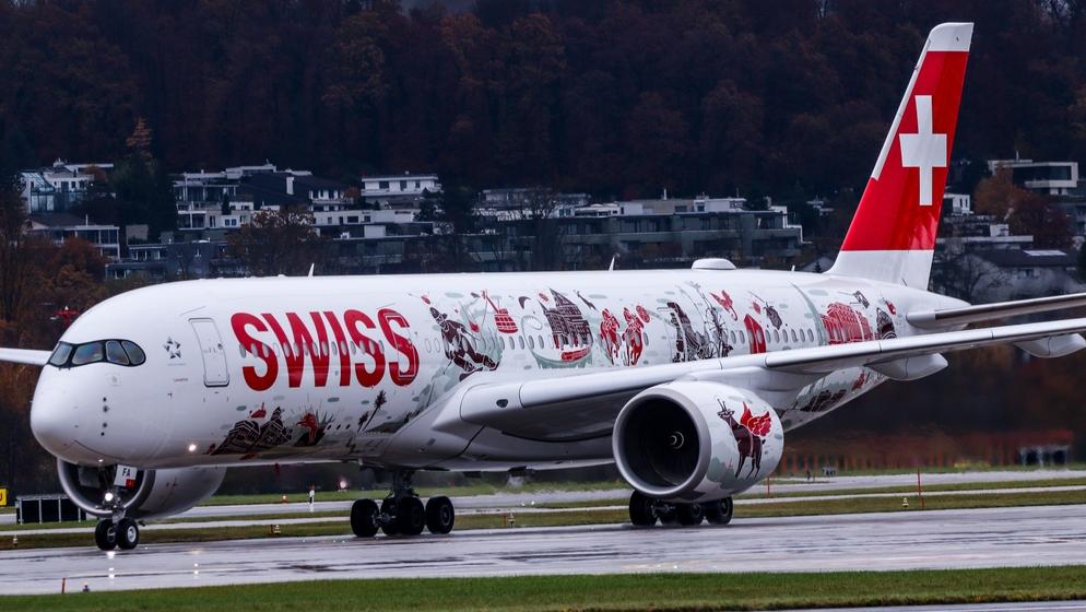 SWISS Airbus A350. צילום: Shutterstock