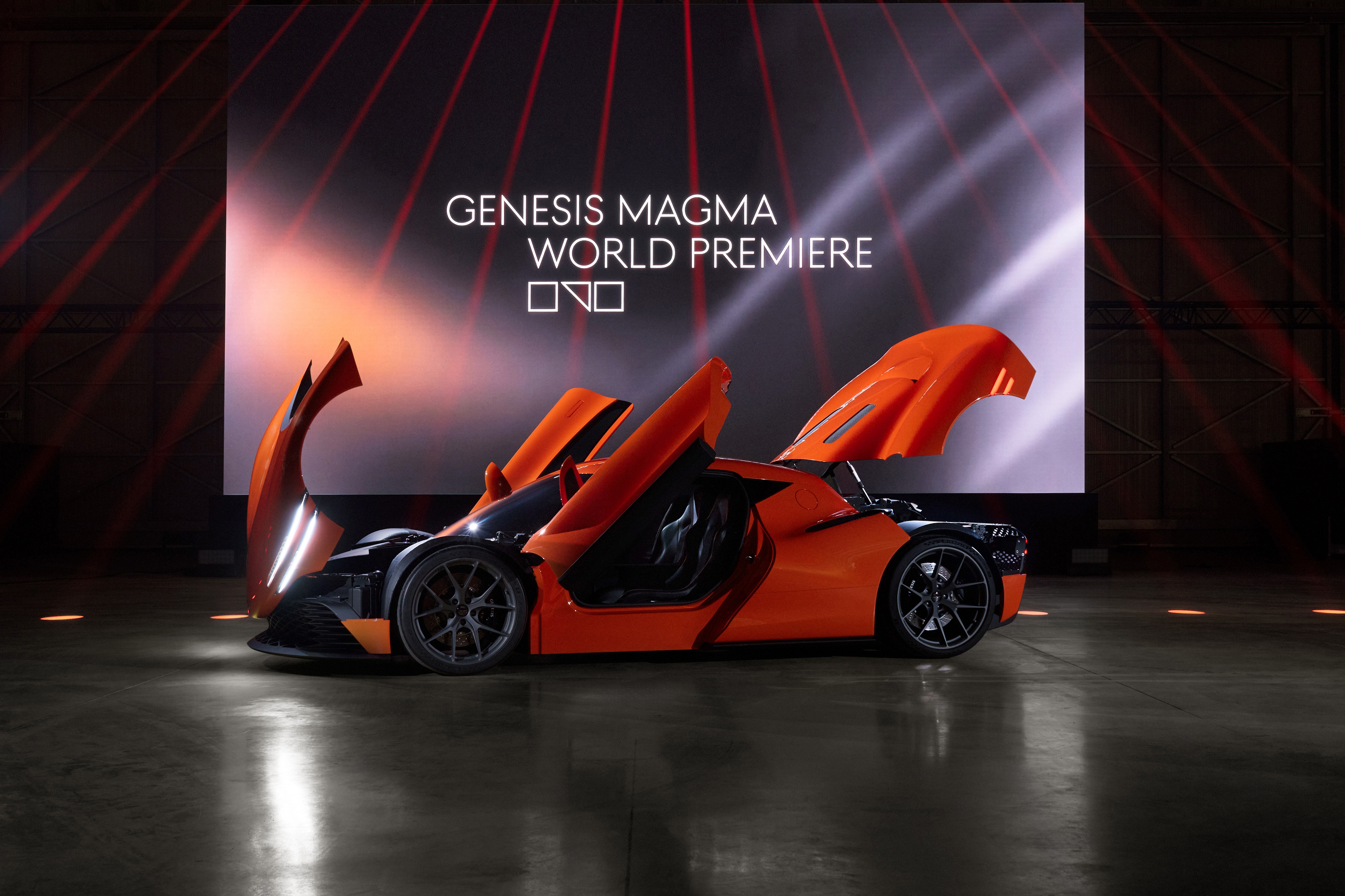 רכב הקונספט Magma GT. צילום: ג'נסיס