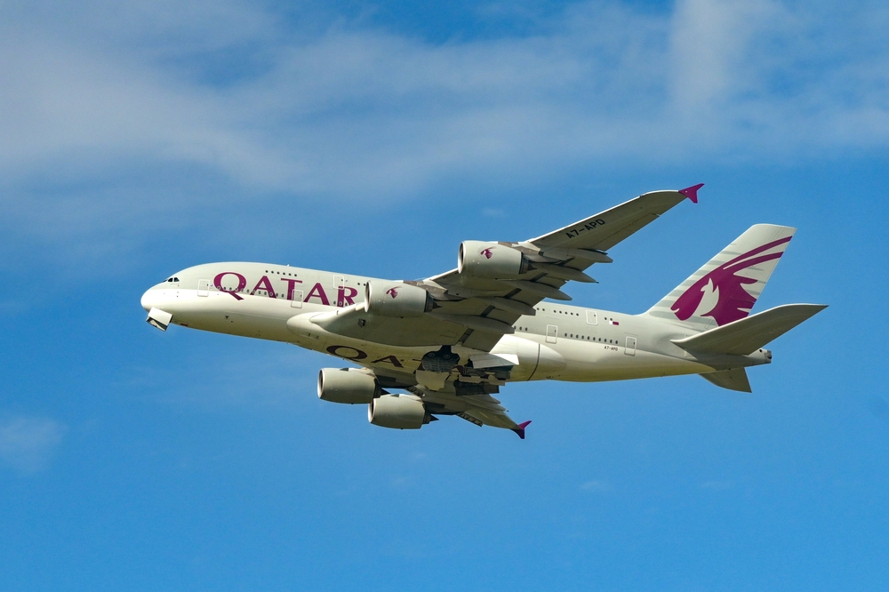 Qatar Airways A380. צילום: Ceri Breeze / Shutterstock