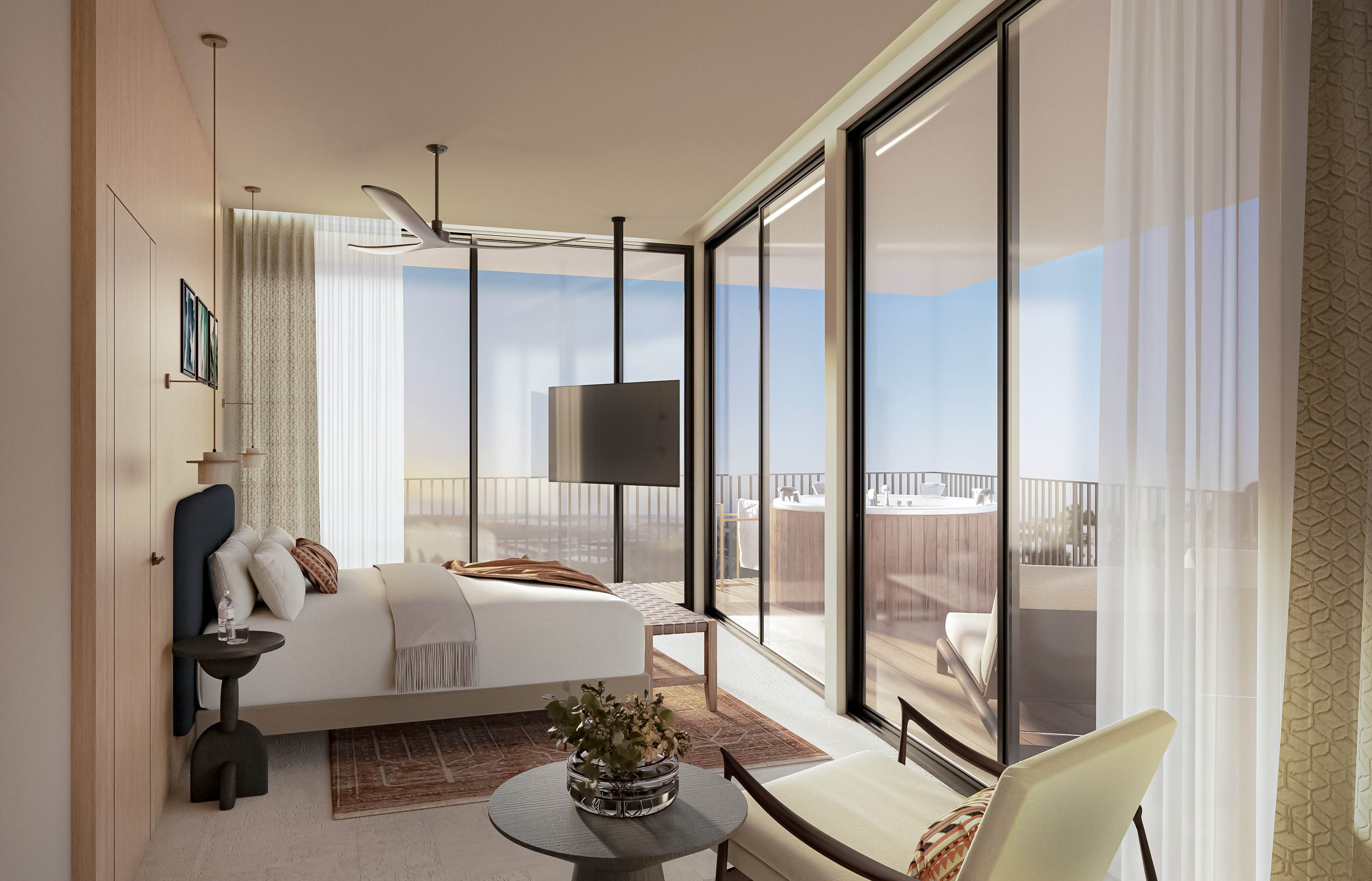 Эскиз отеля Гордония в Зихрон Якове. Кредиты: Дор Маркович Студия Reindeer