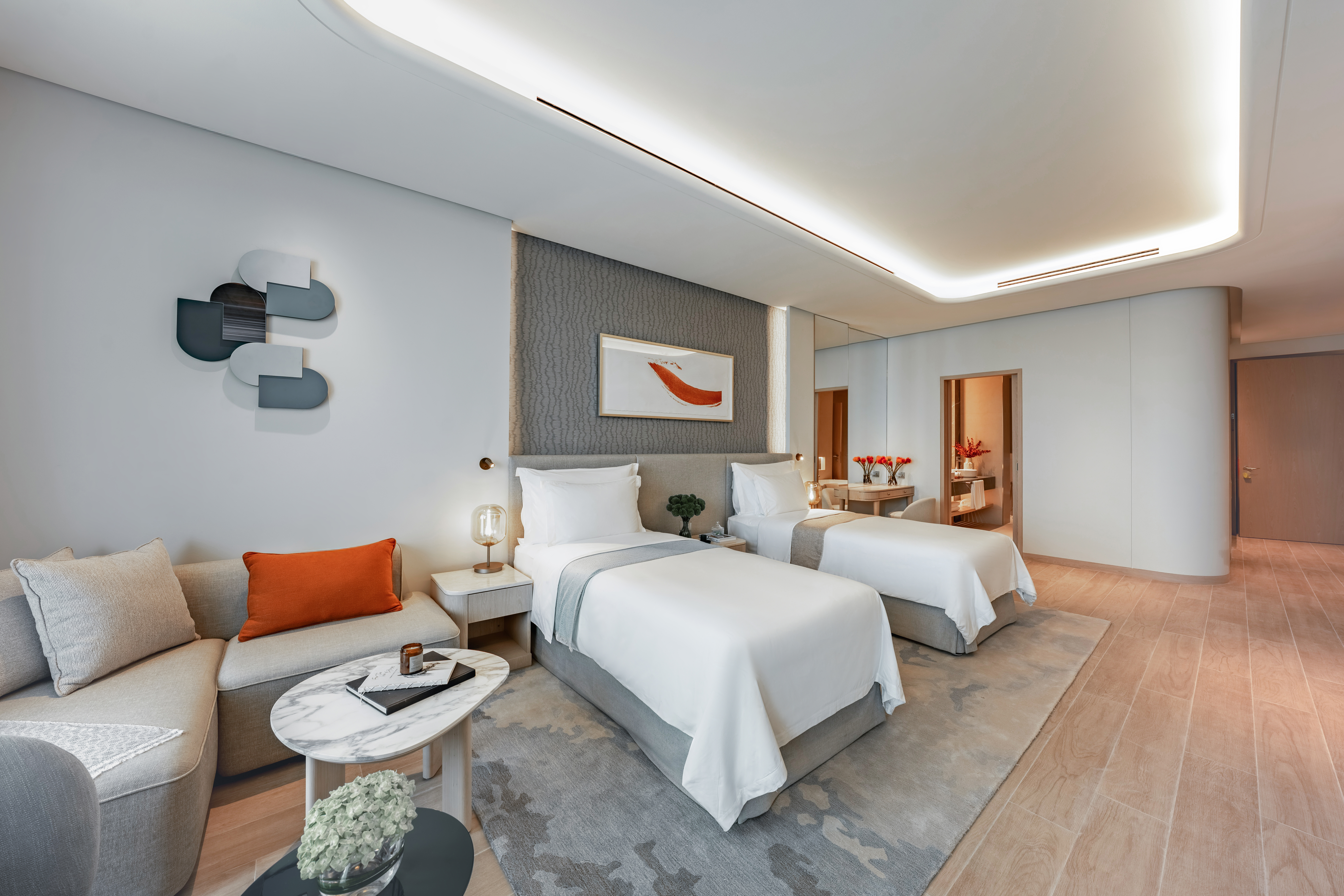 חדר עם מיטות לילדים במלון. צילום: The Meydan Hotel
