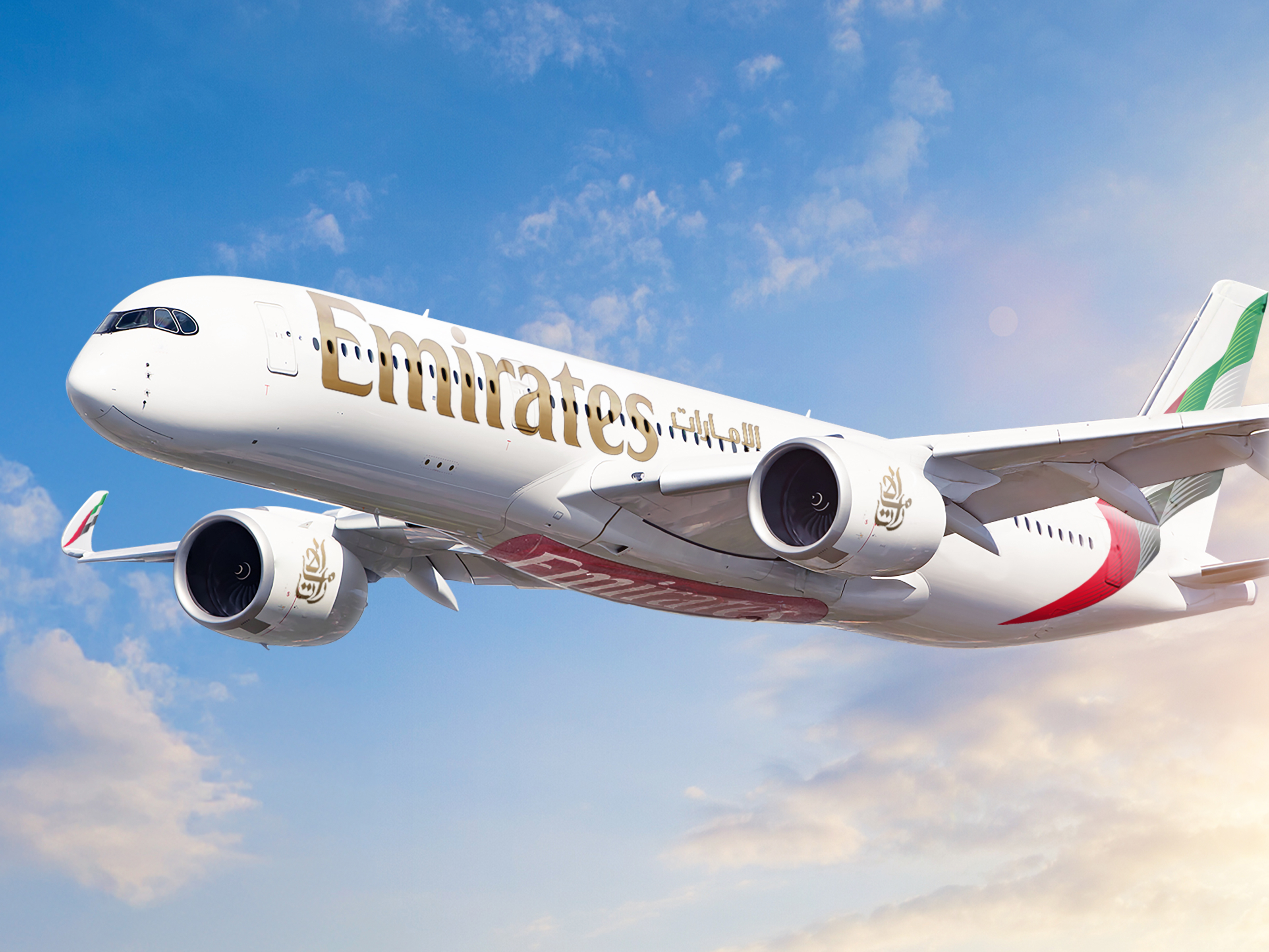 EMIRATES A350 aircraft. Photo: EMIRATES