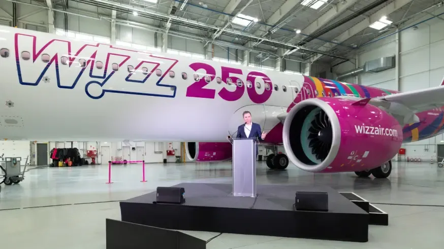 המטוס ה-250 של Wizz Air