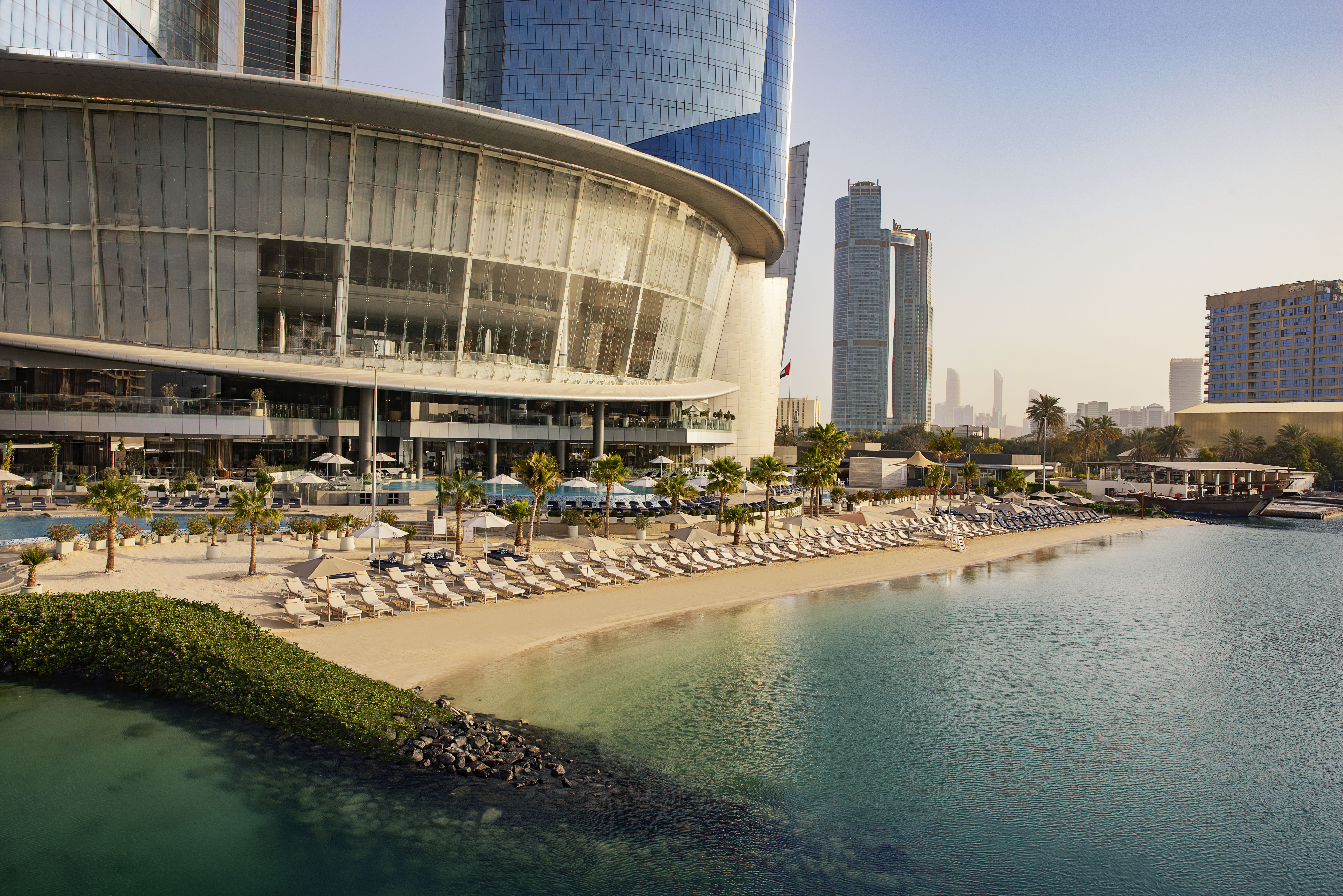 Right on the Waterfront. Photo: Conrad Abu Dhabi Etihad Towers