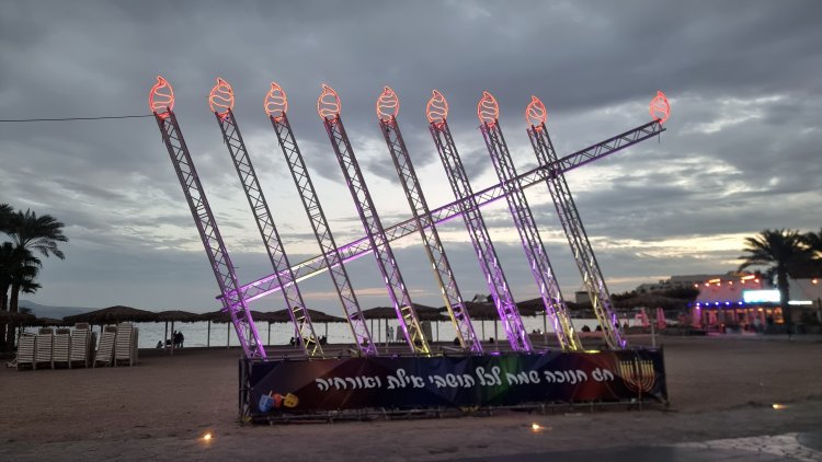 שמיים אפורים, אילת. צילום: ספיר פרץ