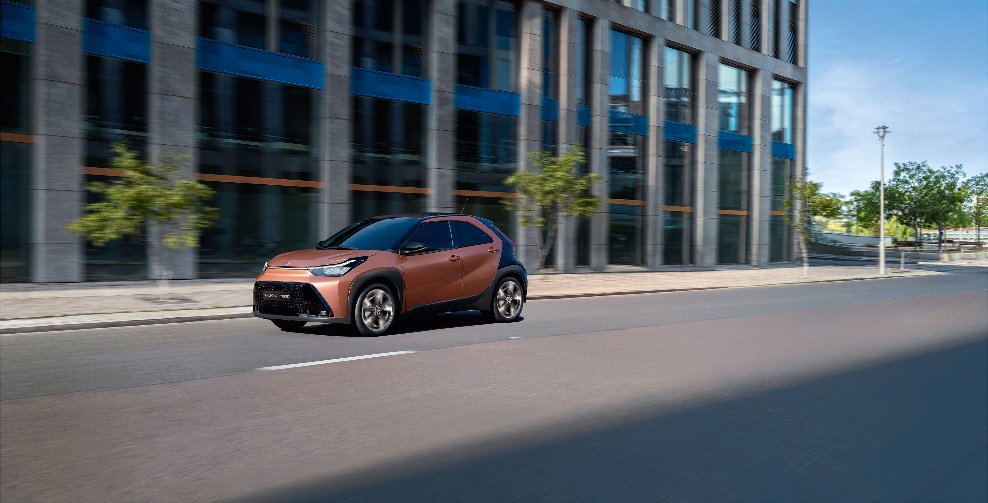 טויוטה AYGO X ההיברידי החדש. צילום: יצרן