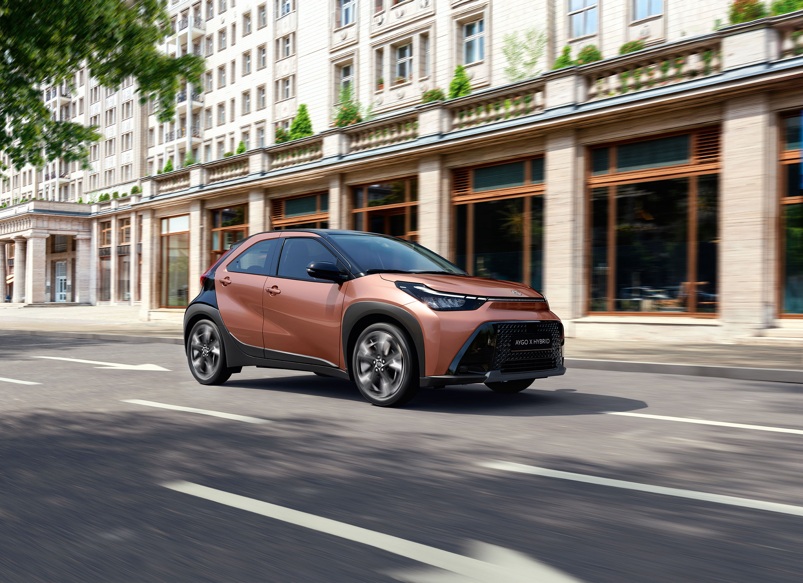 טויוטה AYGO X ההיברידית החדשה. צילום: יצרן