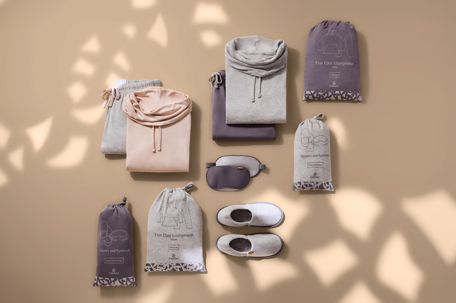 Emirates' new sleeping kit. Photo: Emirates