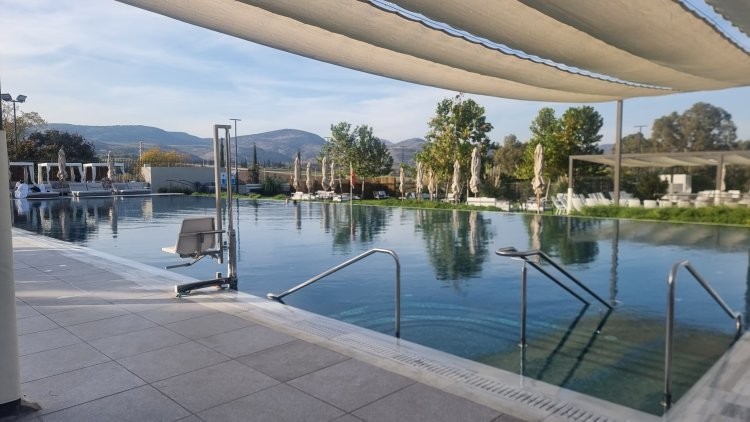 Heated swimming pool. Photo: Sapir Peretz