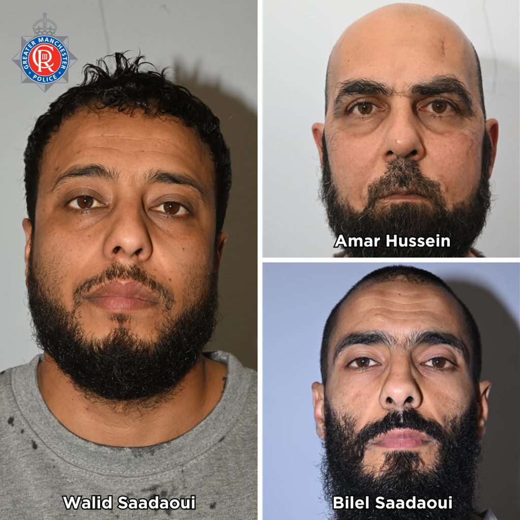 המורשעים בתכנון הפיגוע האנטישמי. צילום: Greater Manchester Police