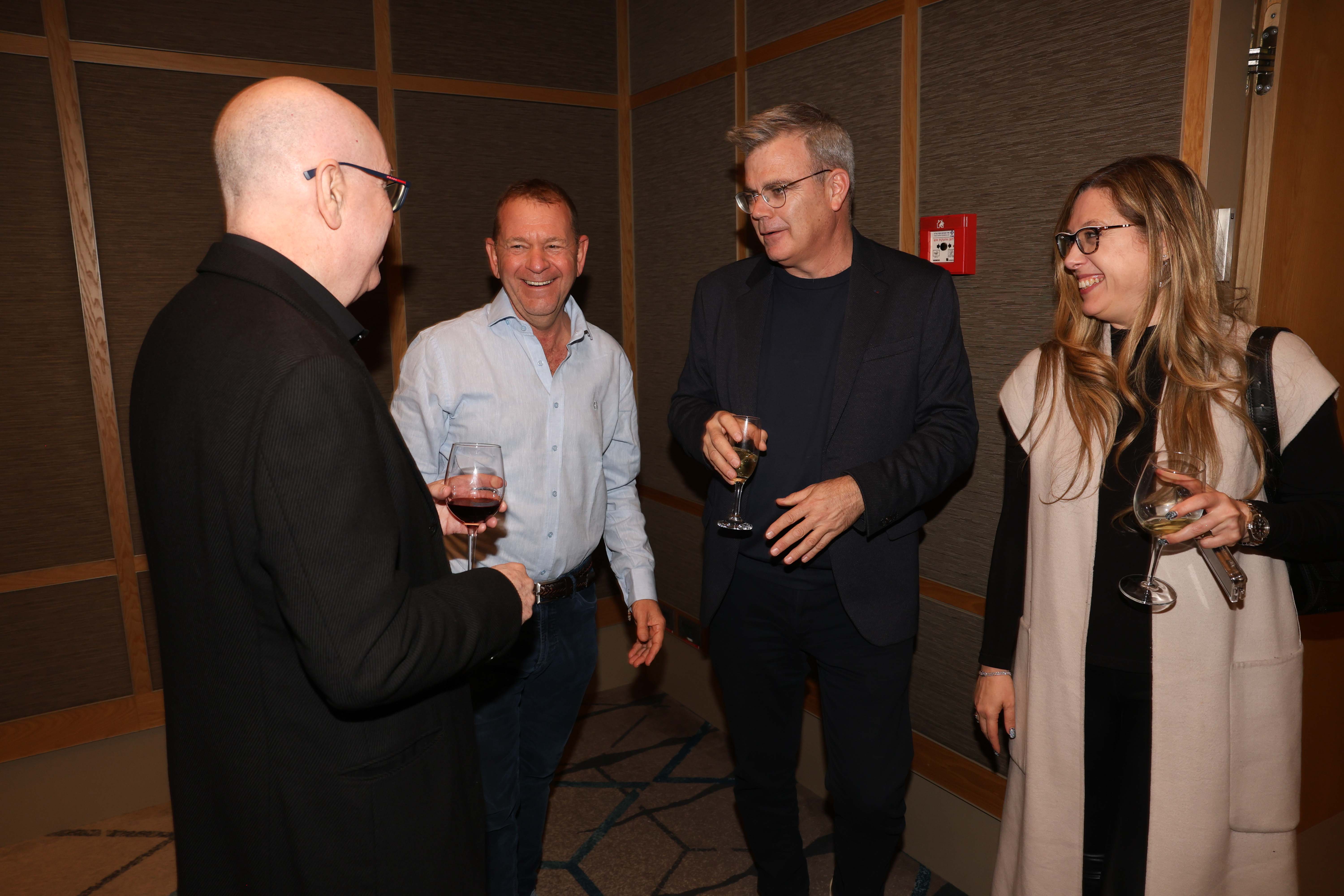 From left: Schwartz, Berlovich, Sirkis and Kreiner. Photo: Chen Galili