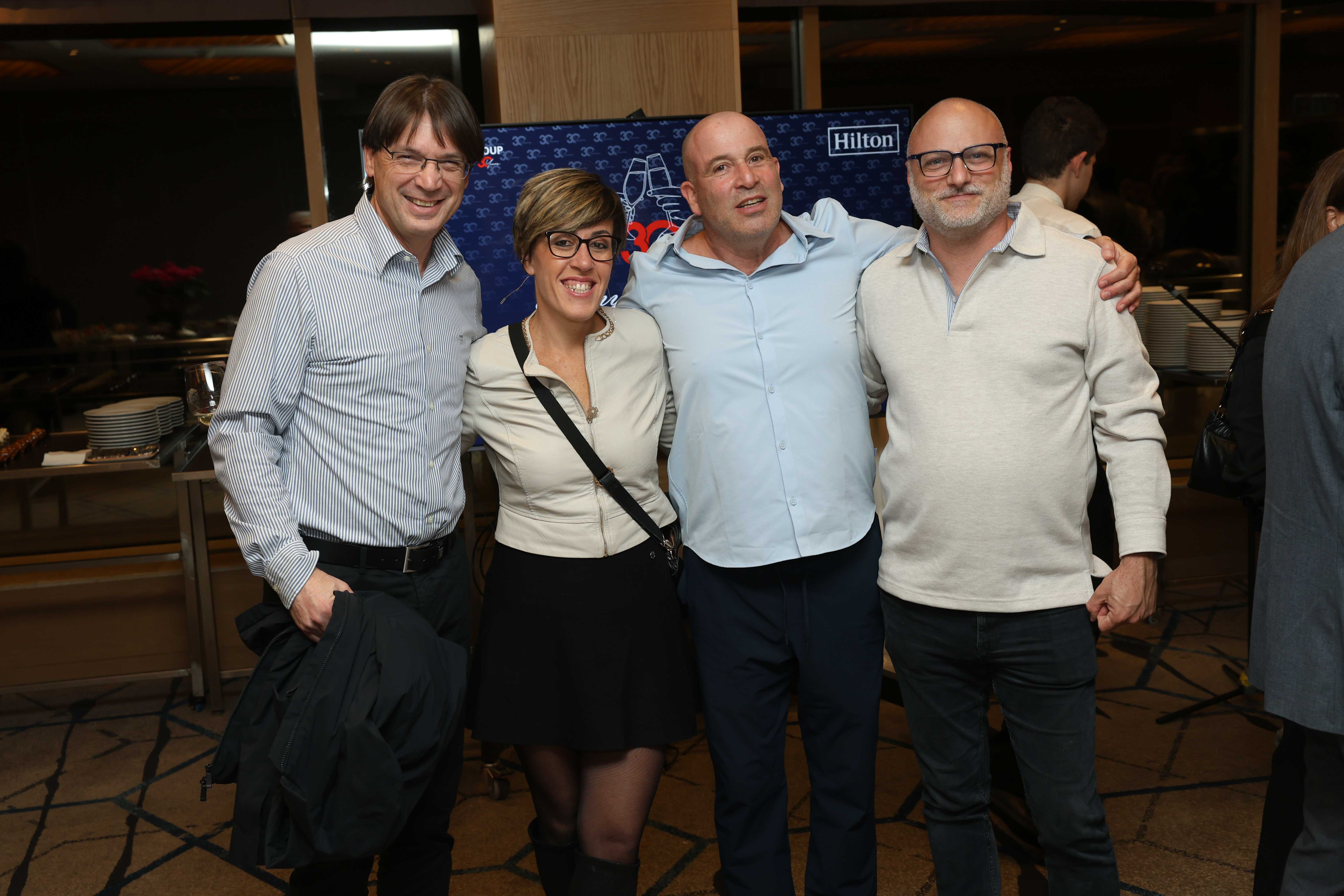 Waksman, Kashdan, Noy, and Danai. Photo: Chen Galili