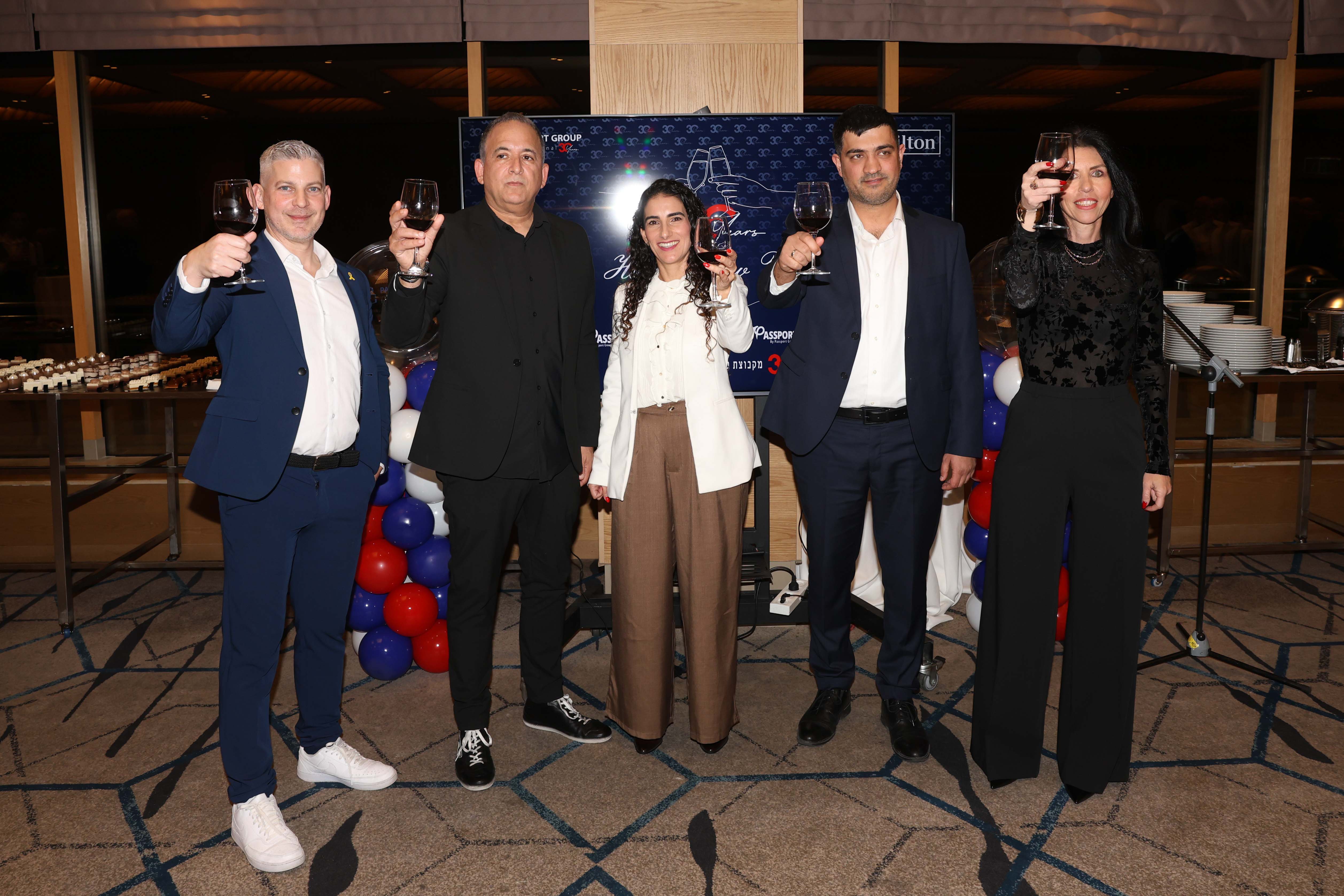 From right: Doron, Yitzhakov, Shevi, Azoulay, and Cotler