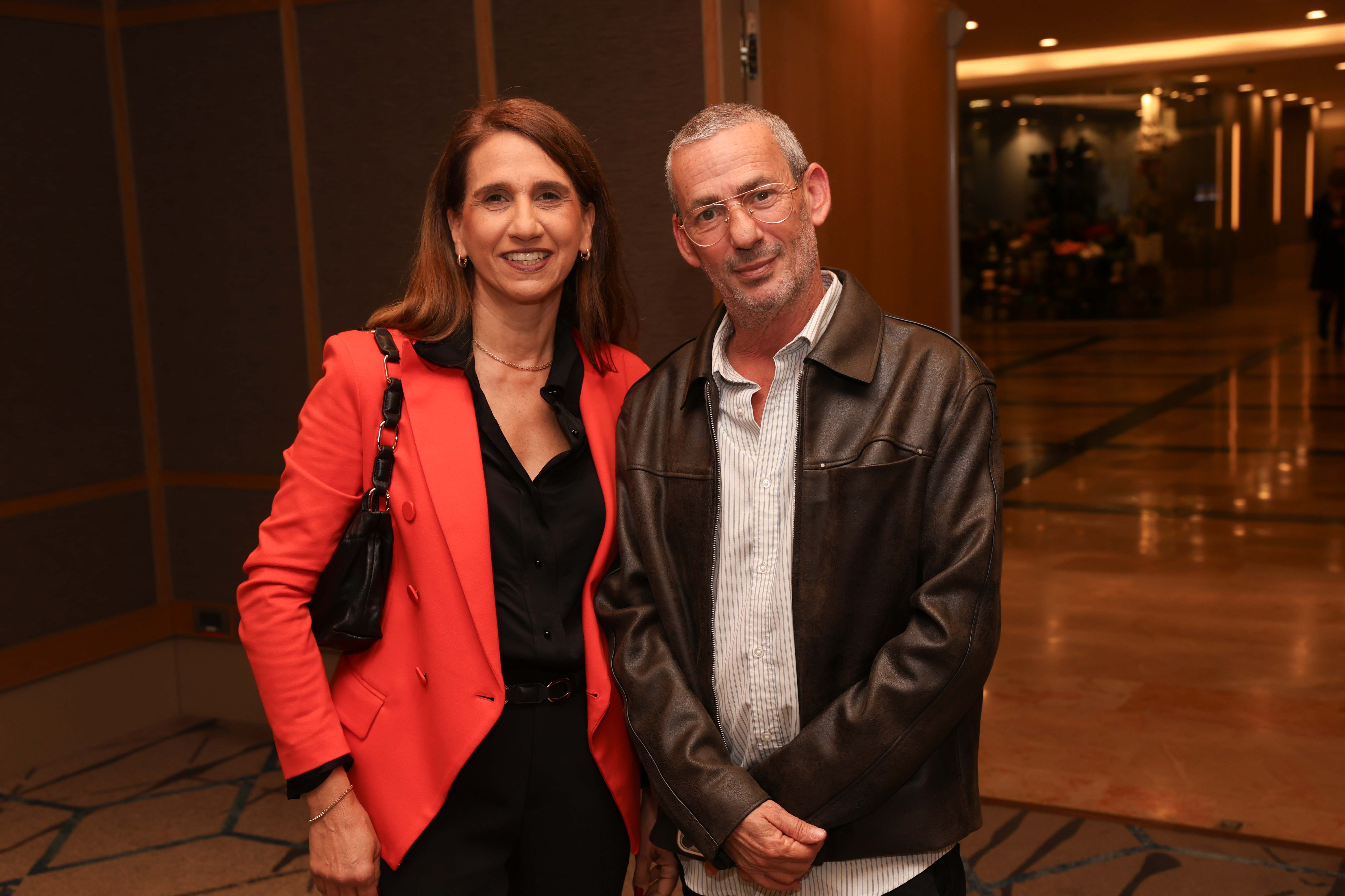 Abarutzki and Chai Barkan. Photo: Chen Galili