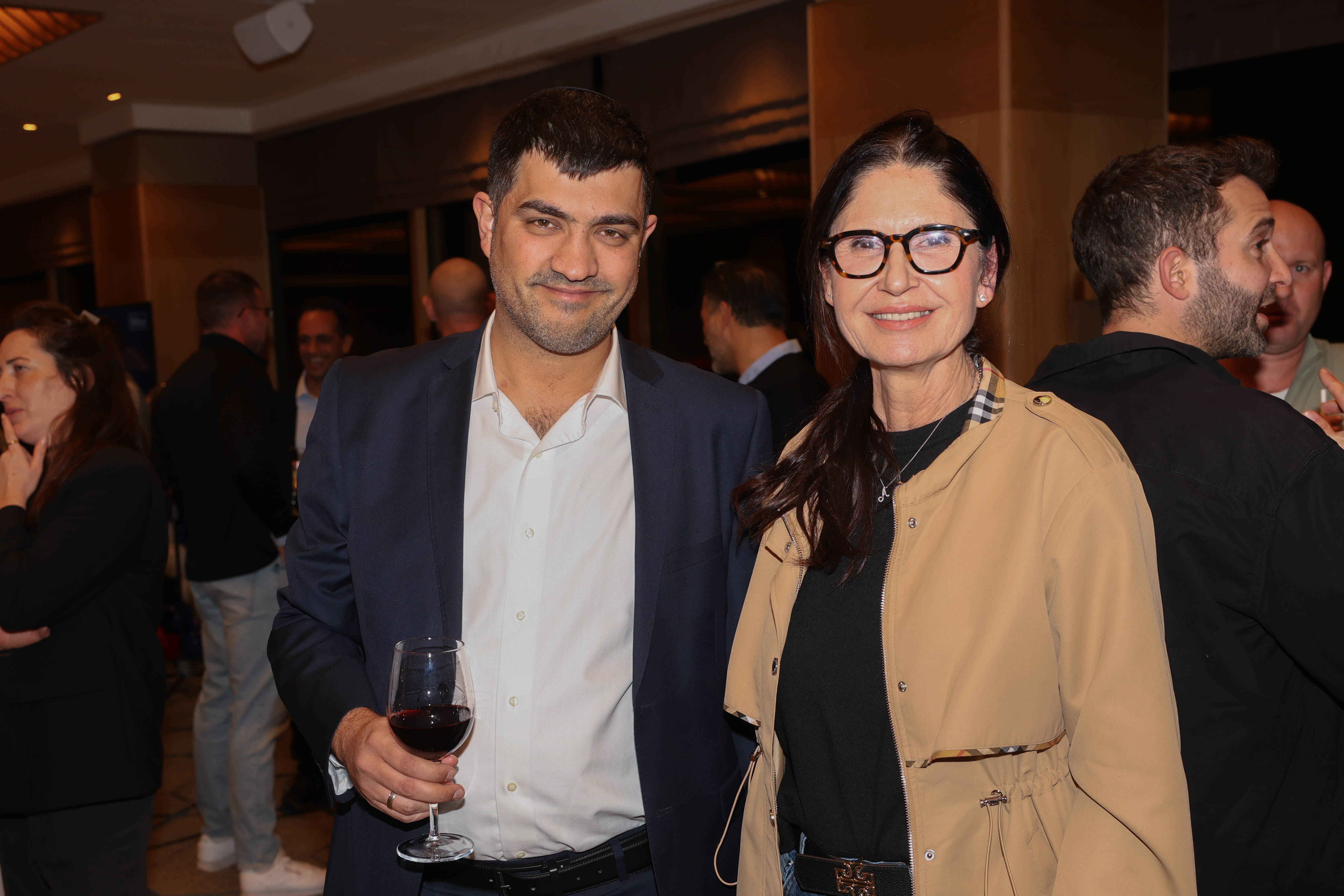 Starick-Dahan and Yitzhakov. Photo: Chen Galili