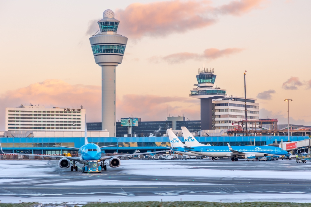 KLM at Schiphol Airport. Photo: Thomas Roell / Shutterstock