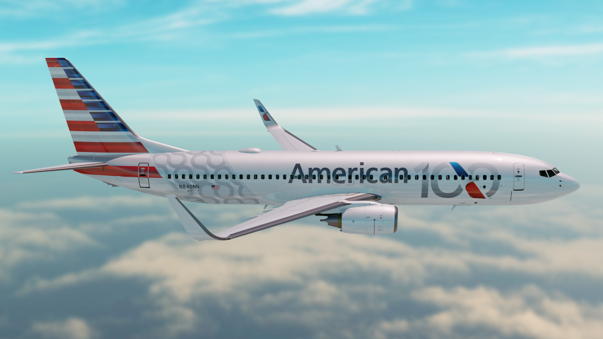 Centennial celebrations. Photo: American Airlines