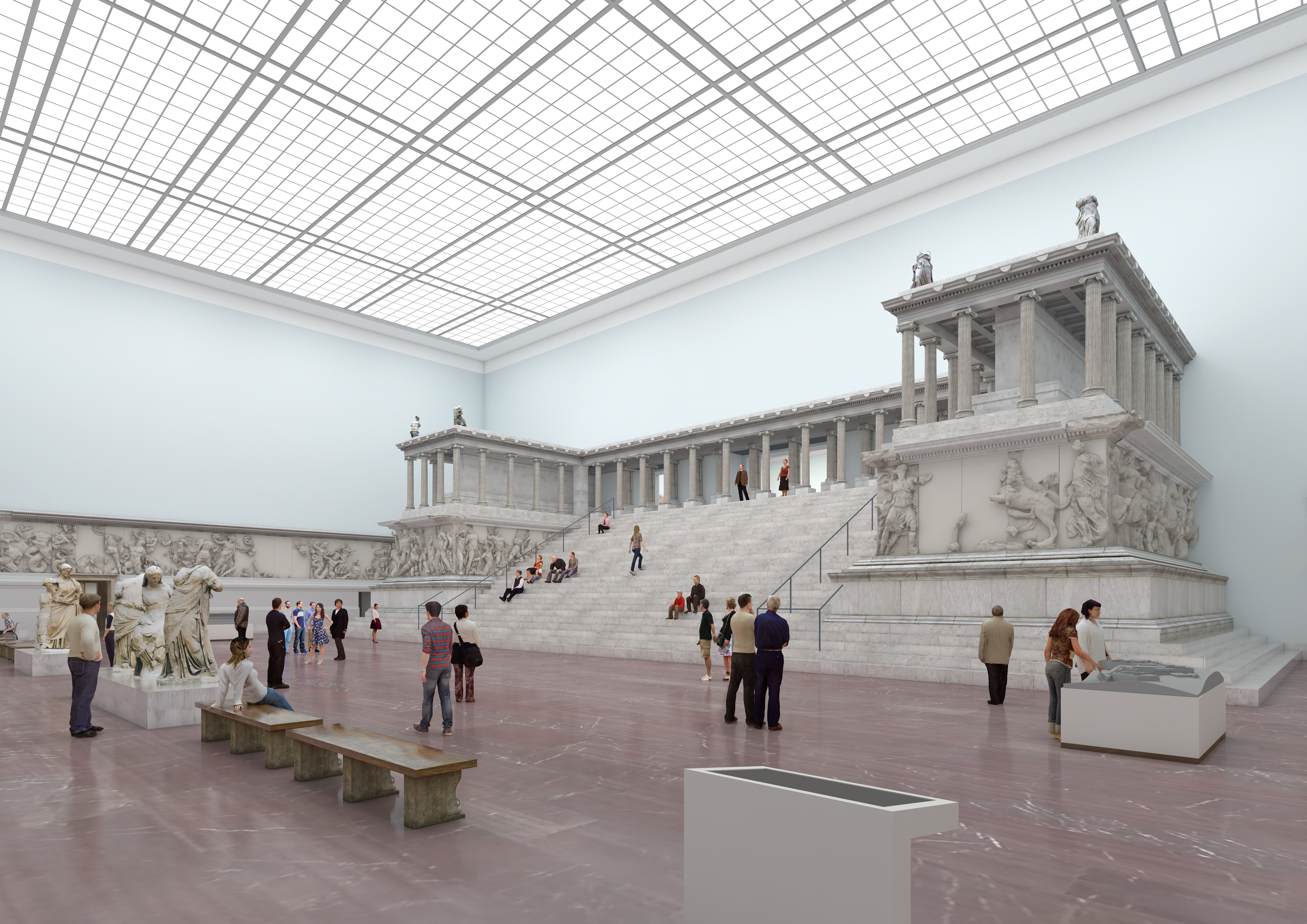 Pergamon Altar © visitBerlin. Photo: Johannes Laurentius