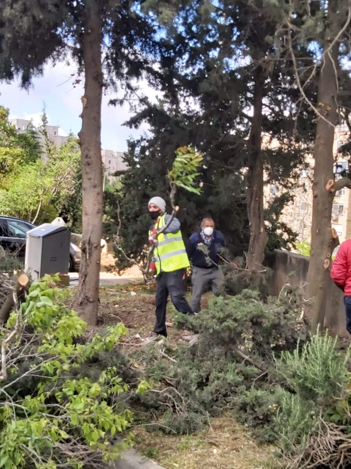 ירושלים נערכת לסערה. צילום: עיריית ירושלים