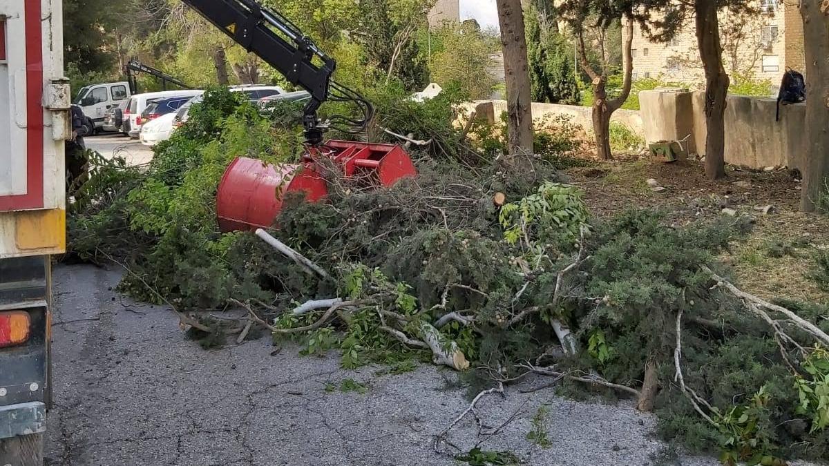 ירושלים נערכת לסערה