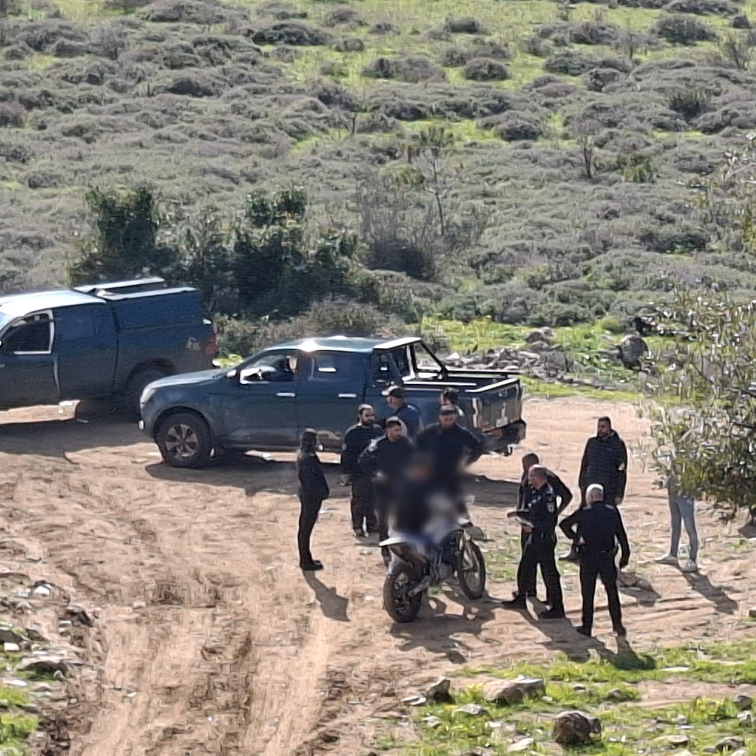 מבצע אכיפה משולב במסגרת המאבק בהרס שמורות טבע. צילום: דוברות משטרת ישראל