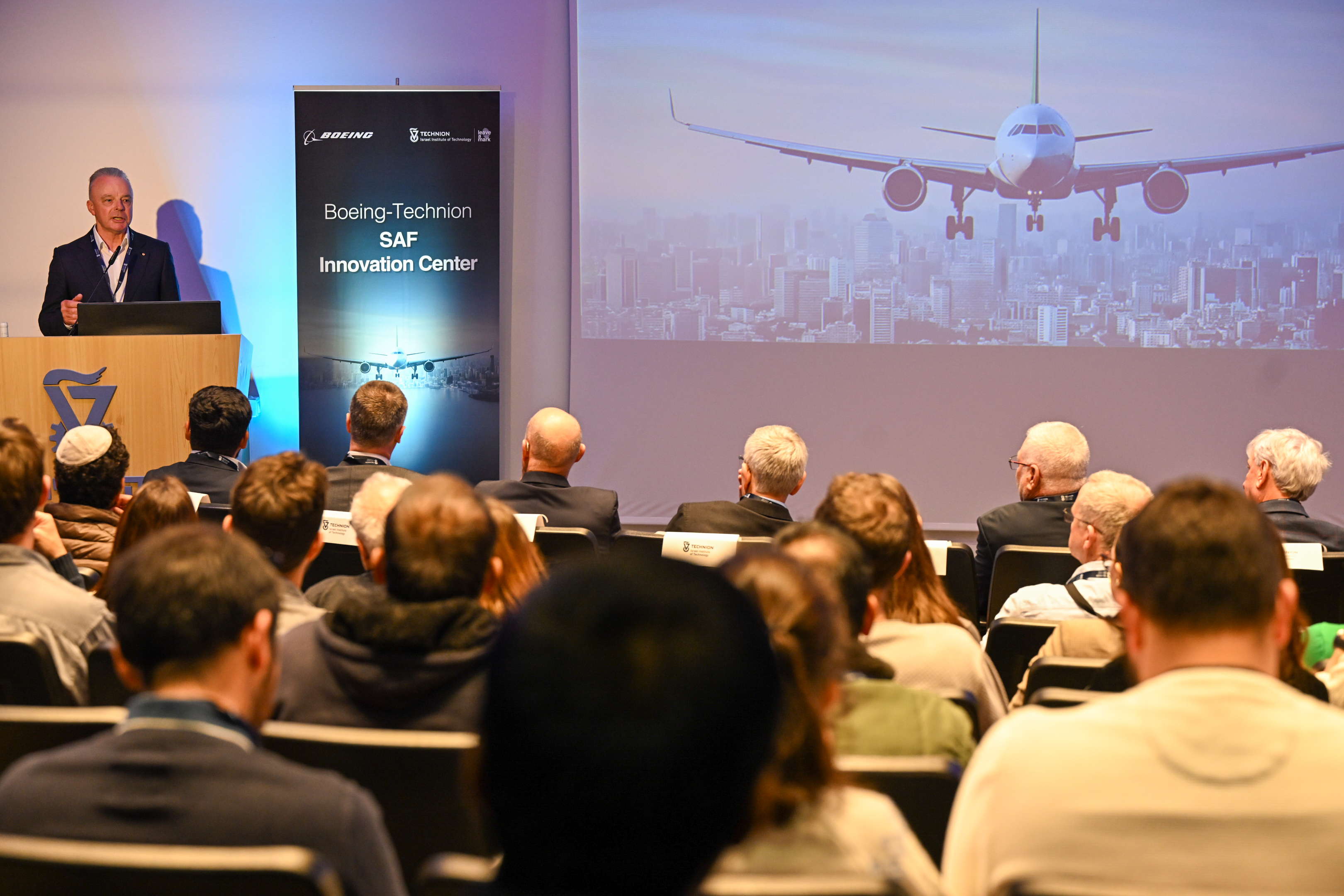 Boeing Global President Dr. Brendan Nelson at the ceremony. Photo: Rami Shloush, Technion Spokesperson