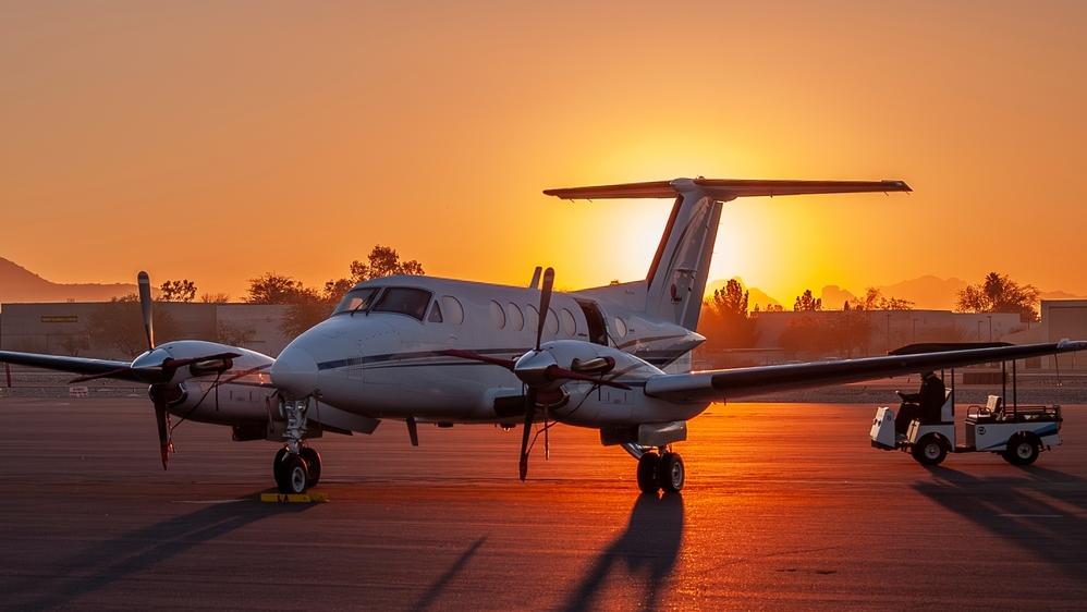 אילוסטרציית מטוס Beechcraft