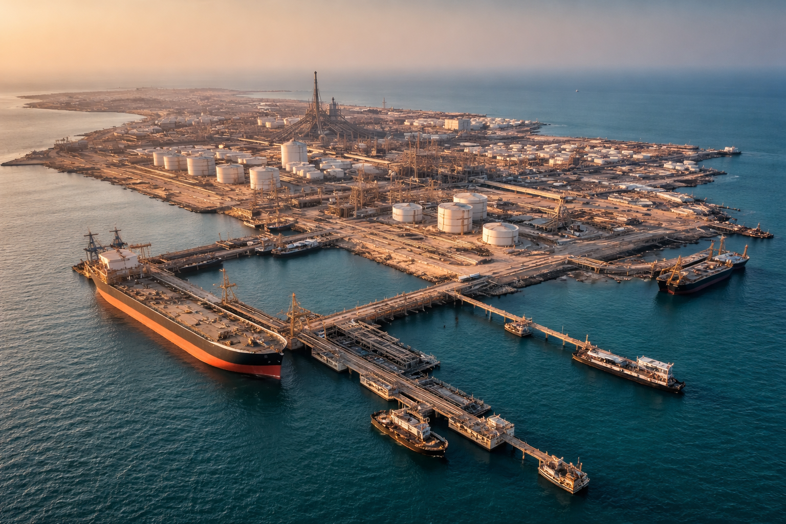 צילום אילוסטרציה: AI / Kharg Island oil terminal
