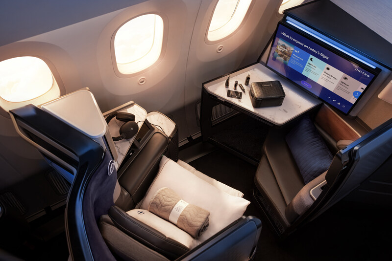 United's new suites. Photo: United Airlines