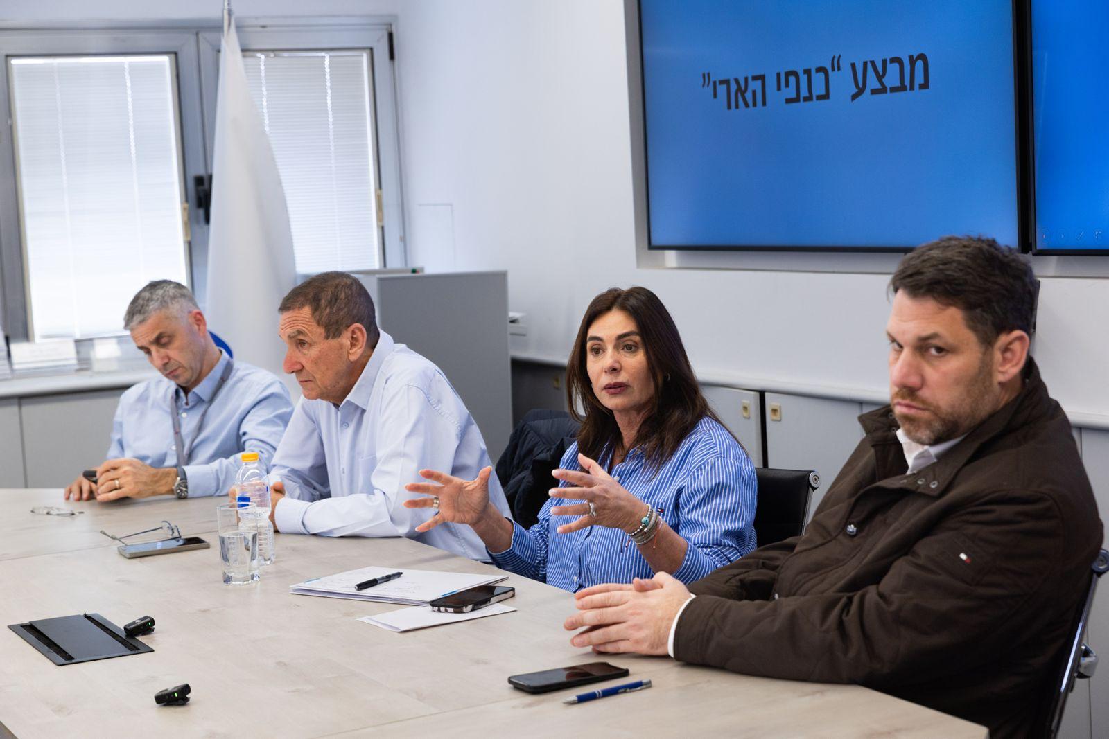 משה בן זקן, מירי רגב, יפתח רון-טל ושרון קדמי. צילום: רש"ת