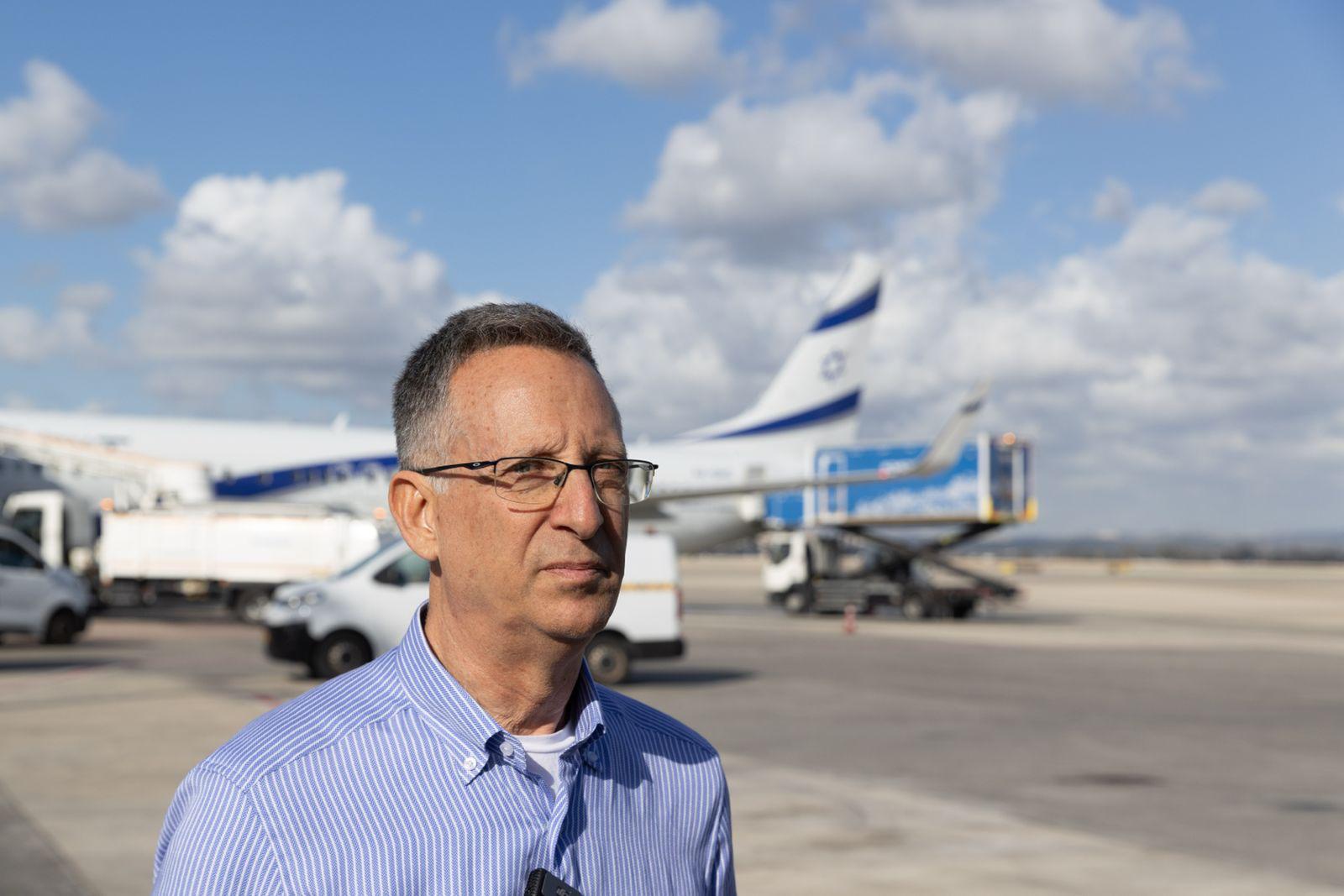 אודי ברעוז. מנהל נתב"ג. צילום: רש"ת