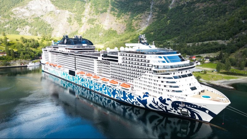 חברת MSC Cruises פתחה את עונת הפלגות הקיץ לצפון אירופה עם אוניית MSC Euribia. צילום: MSC Cruises