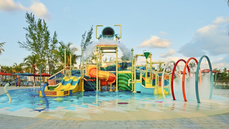 פארק מים חדש נפתח באי הפרטי של Norwegian Cruise Line בבהאמה. צילום: NCL